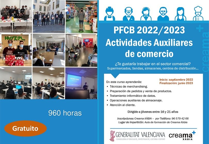 PFCB 2022/2023 “Actividades Auxiliares de Comercio”