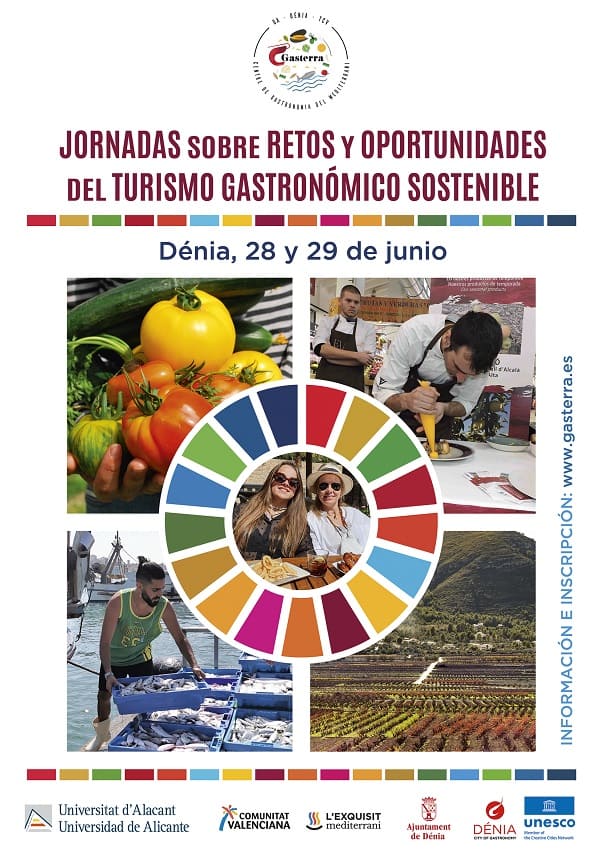 Jornadas sobre retos y oportunidades del Turismo Gastronómico sostenible.